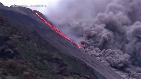 stromboli volcano most recent eruption.